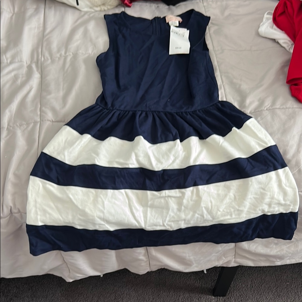 Love…Ady Navy and White Striped Dress